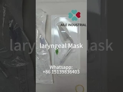 Tek kullanımlık tıbbi laryngeal maske silikon solunum yolu donanımı laryngeal maske